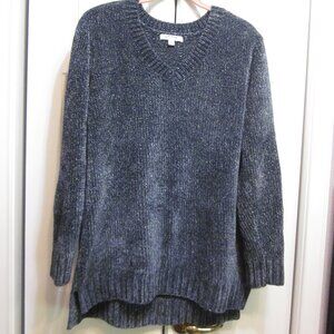 Orvis Dk Gray Chenille Sweater Sz XL